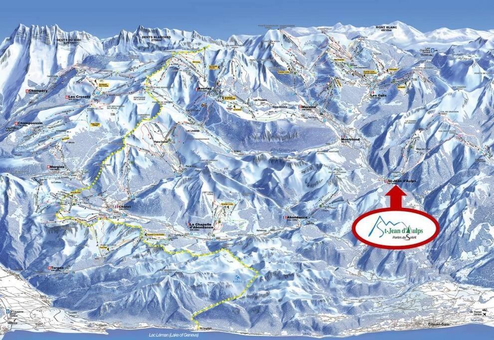 Saint-Jean-dʼAulps Appartement Cosy 3/4 Personnes A 5 Min Des Pistes. מראה חיצוני תמונה